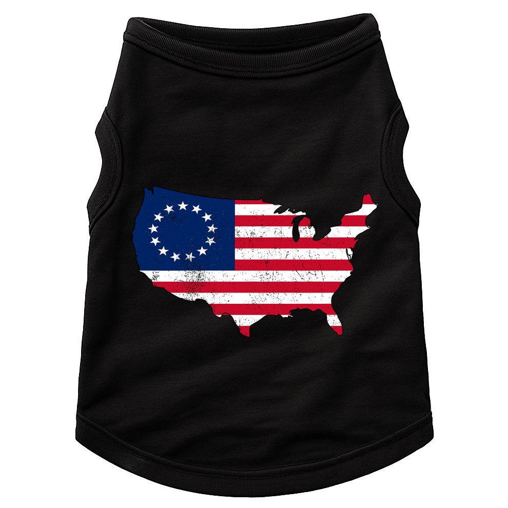 Betsy Ross USA Flag Revolutionary War Doggie Tank