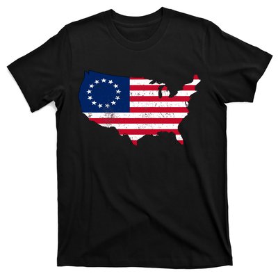 Betsy Ross USA Flag Revolutionary War T-Shirt