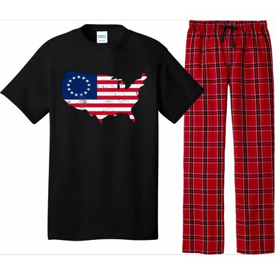 Betsy Ross USA Flag Revolutionary War Pajama Set