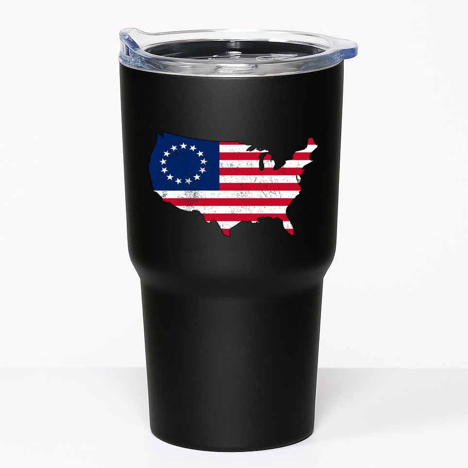 Betsy Ross USA Flag Revolutionary War Tumbler