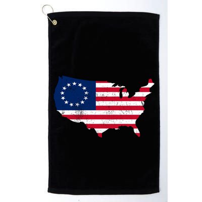 Betsy Ross USA Flag Revolutionary War Golf Towel