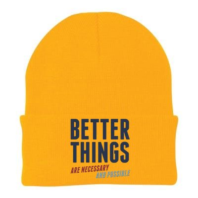 Better Things Are Necessary And Possible Knit Cap Winter Beanie