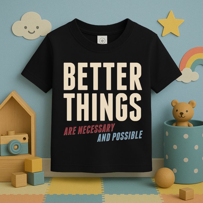 Better Things Are Necessary And Possible Toddler T-Shirt