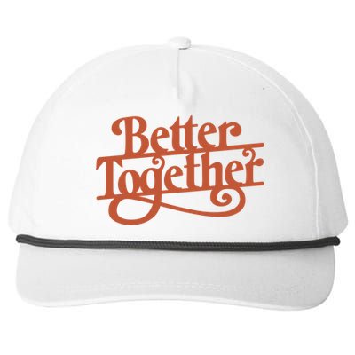 Better Together Snapback Five-Panel Rope Hat