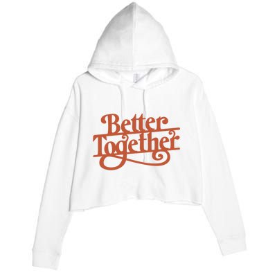 Better Together Crop Fleece Hoodie