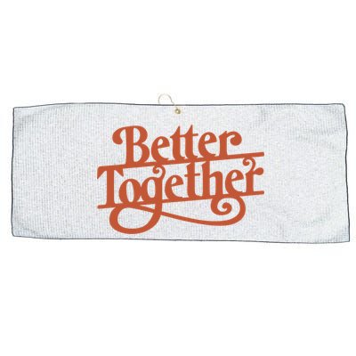 Better Together Large Microfiber Waffle Golf Towel