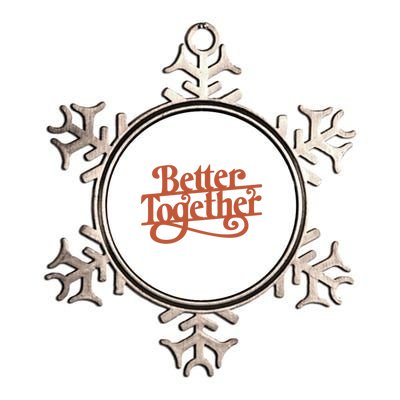 Better Together Metallic Star Ornament