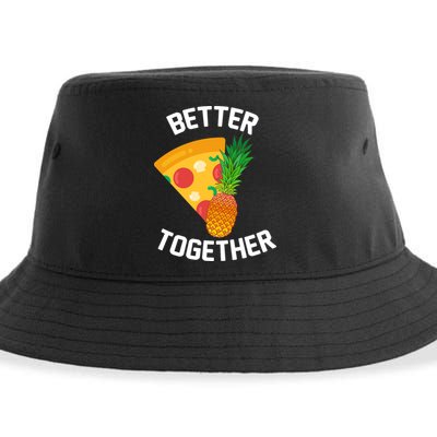 Better Together Pineapple On Pizza Sustainable Bucket Hat