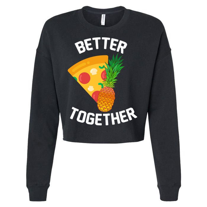 Better Together Pineapple On Pizza Cropped Pullover Crew