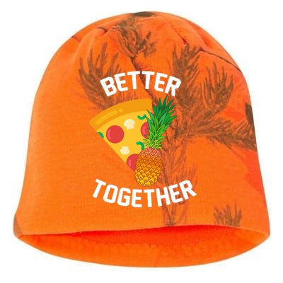 Better Together Pineapple On Pizza Kati - Camo Knit Beanie