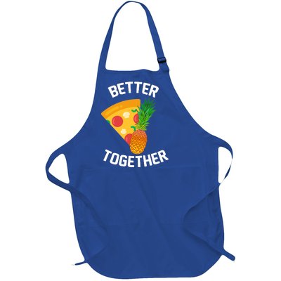 Better Together Pineapple On Pizza Full-Length Apron With Pockets