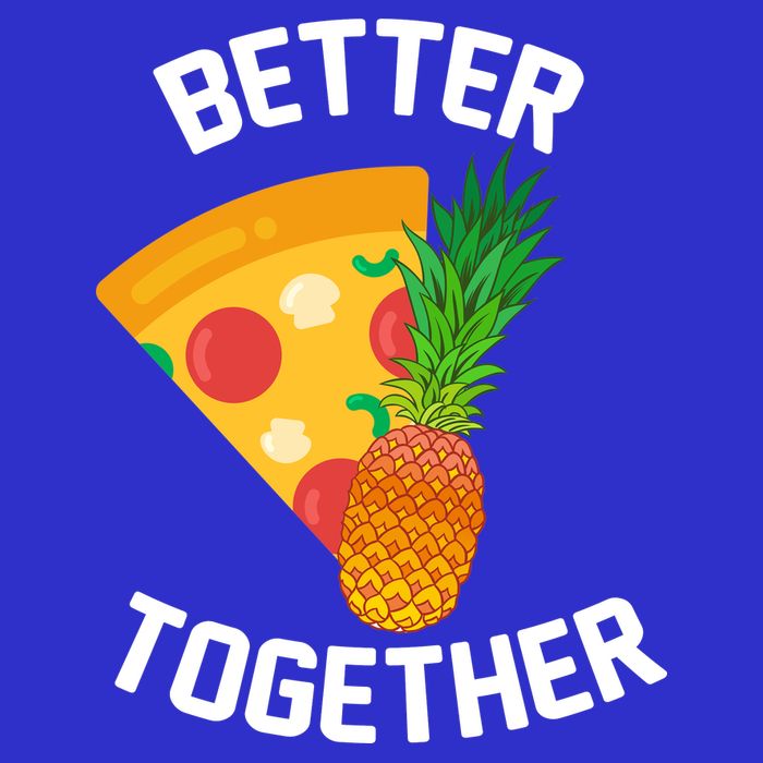 Better Together Pineapple On Pizza 16 in Basic Backpack