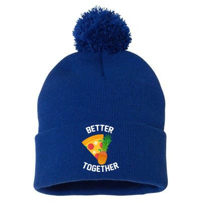 Better Together Pineapple On Pizza Pom Pom 12in Knit Beanie