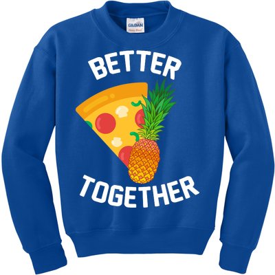 Better Together Pineapple On Pizza Kids Sweatshirt