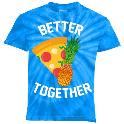 Better Together Pineapple On Pizza Kids Tie-Dye T-Shirt