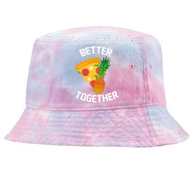 Better Together Pineapple On Pizza Tie-Dyed Bucket Hat