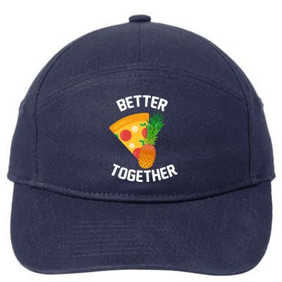 Better Together Pineapple On Pizza 7-Panel Snapback Hat