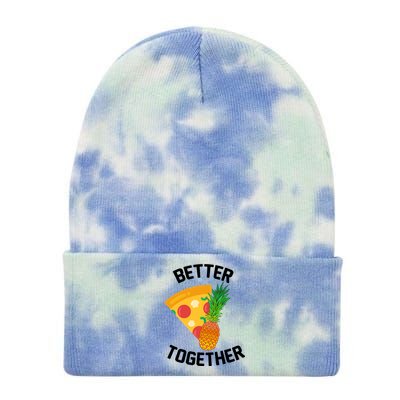 Better Together Pineapple On Pizza Tie Dye 12in Knit Beanie