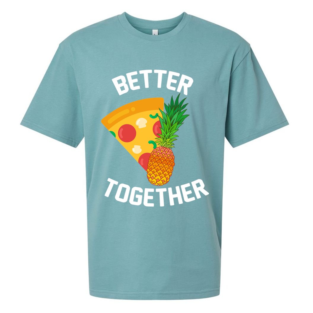Better Together Pineapple On Pizza Sueded Cloud Jersey T-Shirt