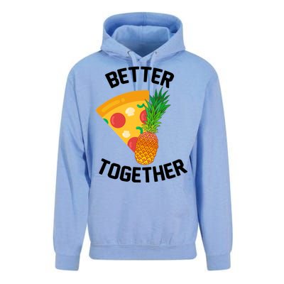 Better Together Pineapple On Pizza Unisex Surf Hoodie