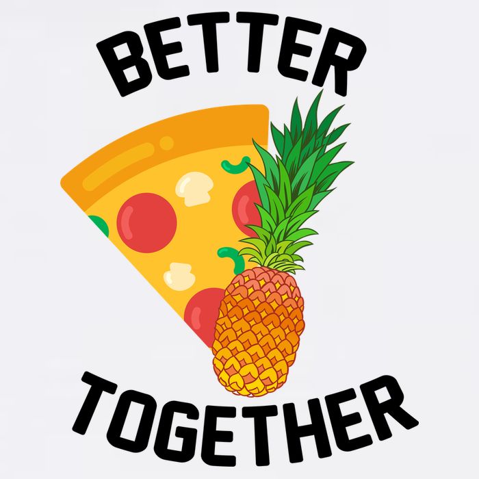 Better Together Pineapple On Pizza Garment-Dyed Sweatshirt