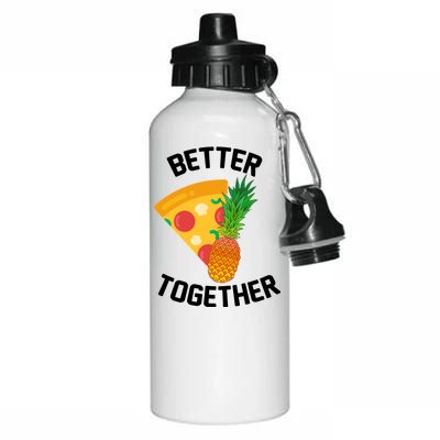 Better Together Pineapple On Pizza Aluminum Water Bottle