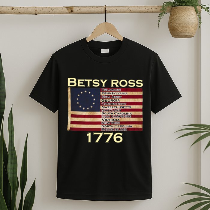 Betty Ross Original Colonies Flag T-Shirt