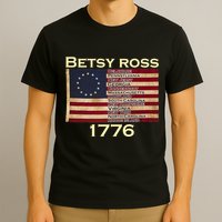 Betty Ross Original Colonies Flag T-Shirt