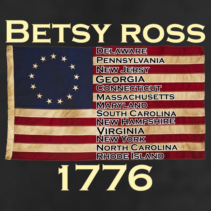 Betty Ross Original Colonies Flag Adult Drive Performance Visor