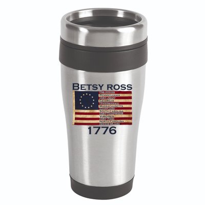 Betty Ross Original Colonies Flag 16oz Travel Tumbler