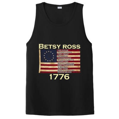Betty Ross Original Colonies Flag PosiCharge Competitor Tank