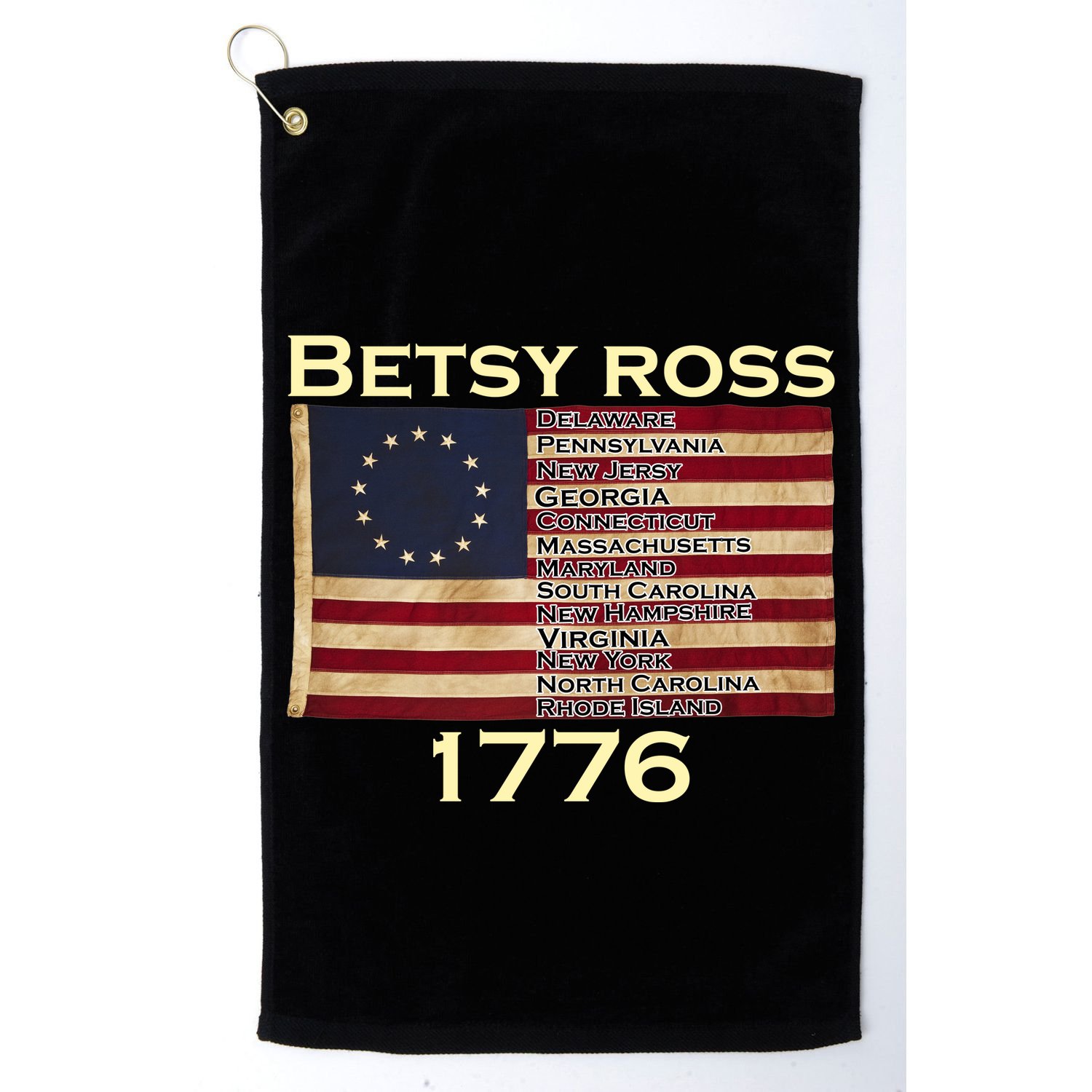 Betty Ross Original Colonies Flag Golf Towel