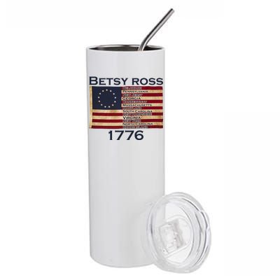 Betty Ross Original Colonies Flag Stainless Steel Tumbler