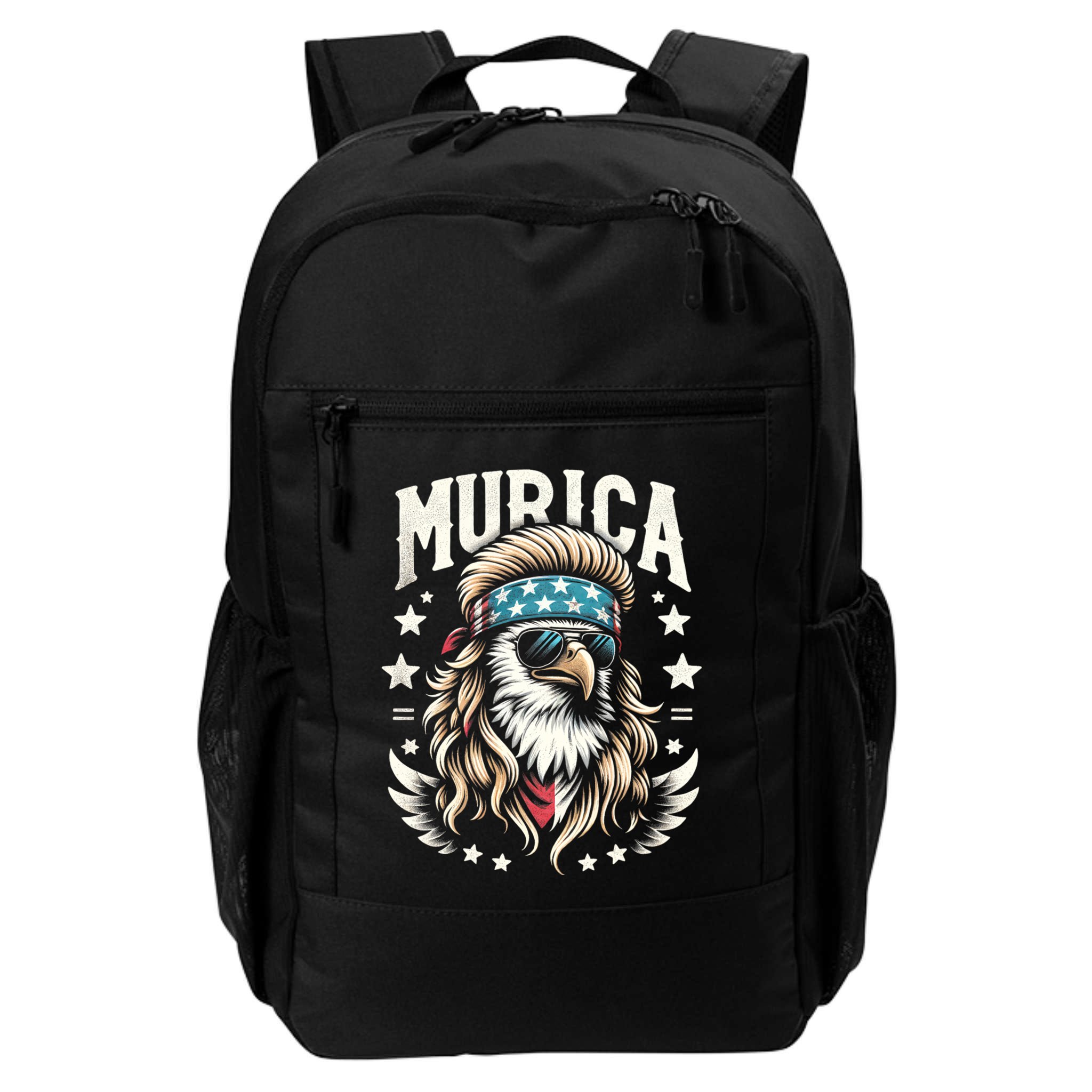 Bald Eagle Us Flag Murica! Patriotic American July 4th Backpack
