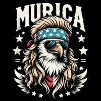 Bald Eagle Us Flag Murica! Patriotic American July 4th Drawstring Bag