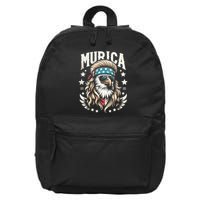 Bald Eagle Us Flag Murica! Patriotic American July 4th 16 in Basic Backpack