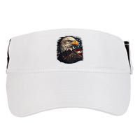Bald Eagle Us American Flag 4th Of July Proud Patriotic Adult Drive Performance Visor