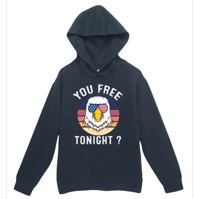 Bald Eagle Usa Flag Sunglasses Funny You Free Tonight ? Gift Urban Pullover Hoodie