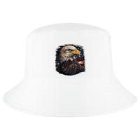 Bald Eagle Us American Flag 4th Of July Proud Patriotic Cool Comfort Performance Bucket Hat