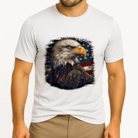 Bald Eagle Us American Flag 4th Of July Proud Patriotic Cooling Performance Crew T-Shirt