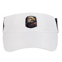 Bald Eagle Us American Flag 4th Of July Proud Patriotic Adult Drive Performance Visor