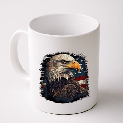 Bald Eagle Us American Flag 4th Of July Proud Patriotic Mug