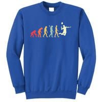 Badminton Evolution Vintage Retro Sports Funny Badminton Gift Sweatshirt