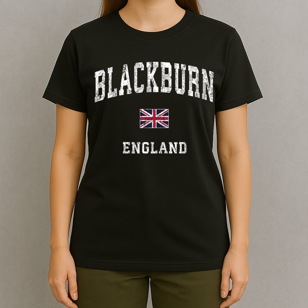 Blackburn England Vintage Athletic Sports T-Shirt