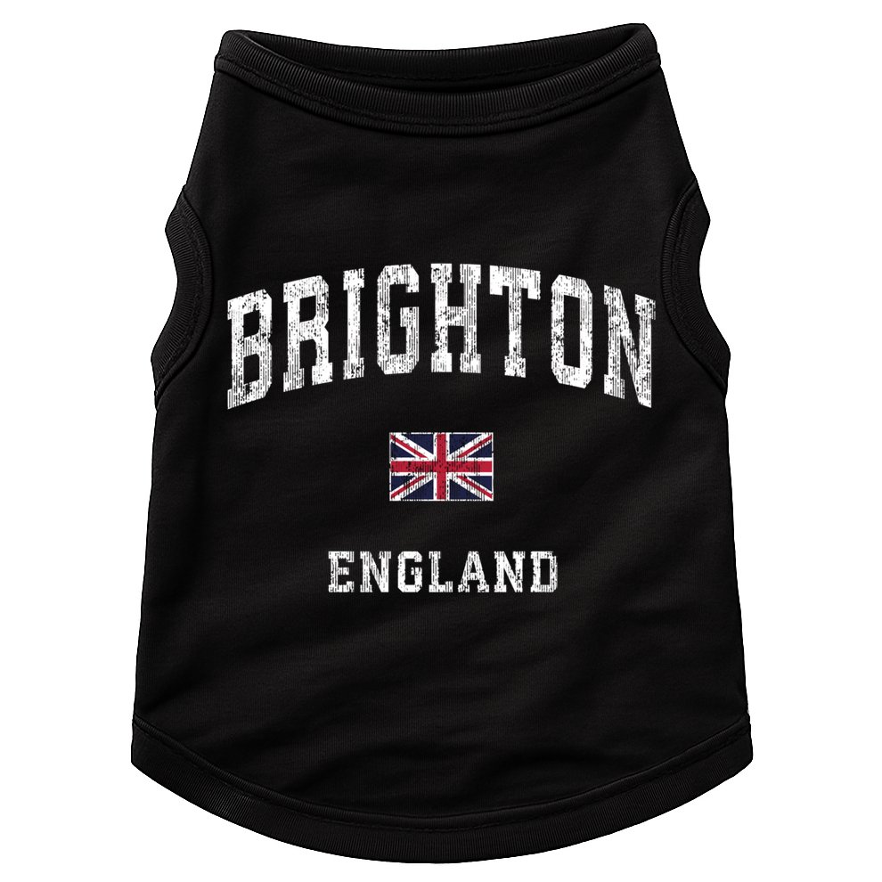 Brighton England Vintage Athletic Sports Design Cool Gift Doggie Tank