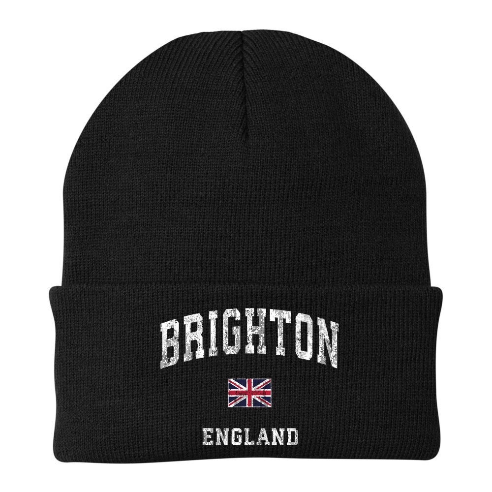 Brighton England Vintage Athletic Sports Design Cool Gift Beanie
