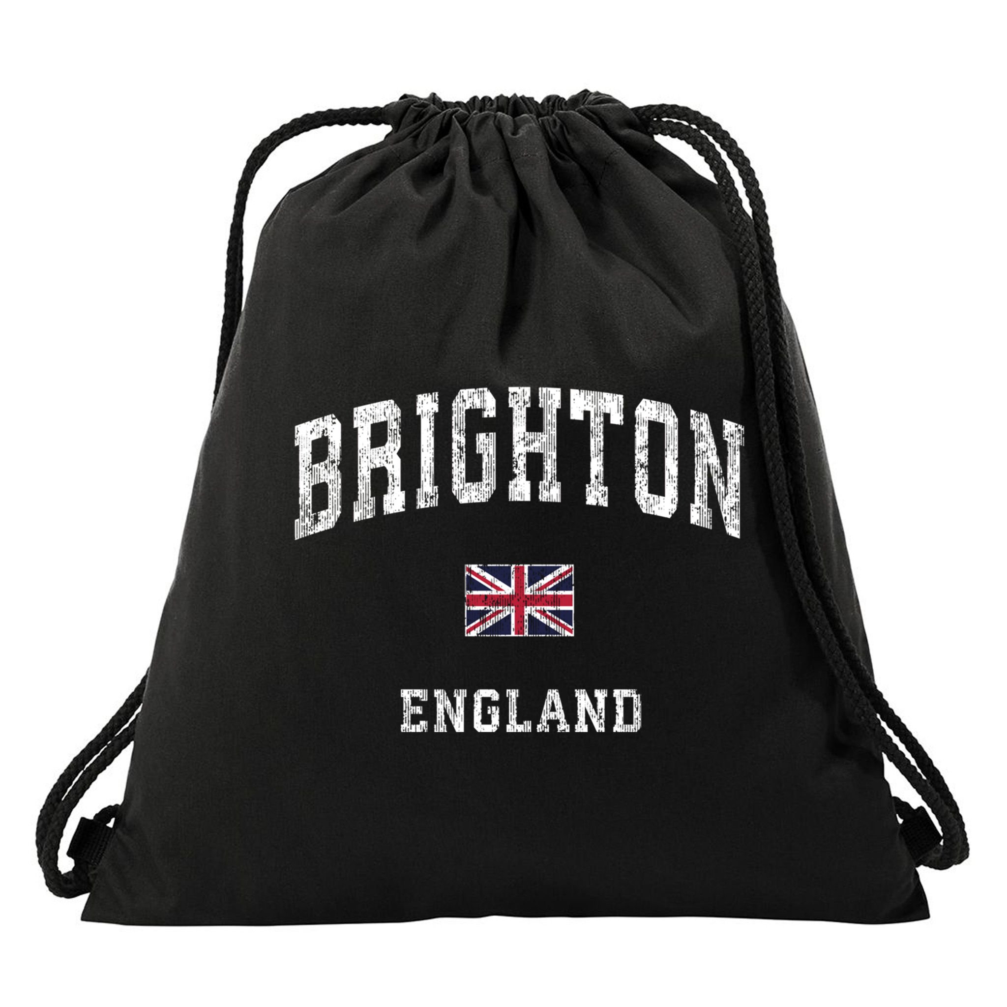 Brighton England Vintage Athletic Sports Design Cool Gift Drawstring Bag