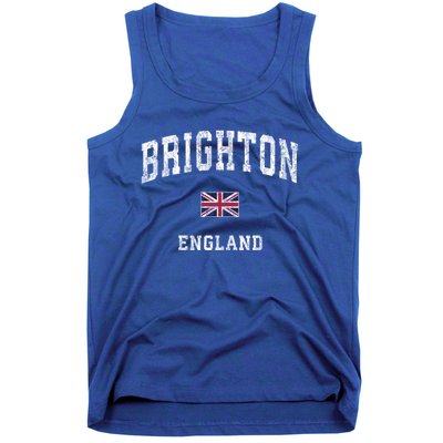 Brighton England Vintage Athletic Sports Design Cool Gift Tank Top