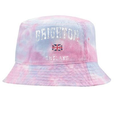 Brighton England Vintage Athletic Sports Tie-Dyed Bucket Hat