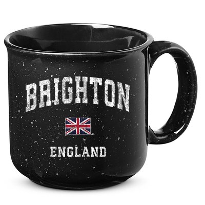 Brighton England Vintage Athletic Sports Design Gift 15oz Campfire Ceramic Mug